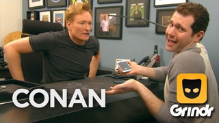 'Is Conan a Bottom?' Billy Eichner & Conan O'Brien Check Out Grindr
